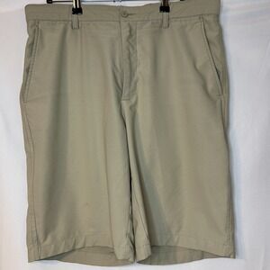 Footjoy‎ Shorts Mens Size 34 Khaki Beige Tan Performance Flex Golf Golfer